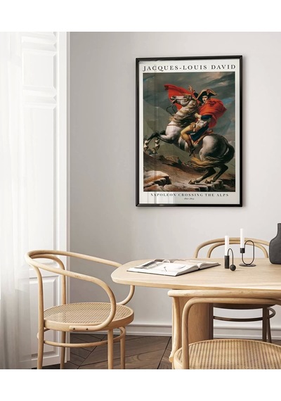 Çerçevesiz Poster Jacques Louis David Napolyon Alpleri Geçerken