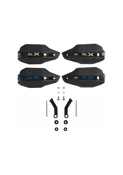 GP Kompozit CF Moto 250 CL-X 2022-2024 Uyumlu Plastik Elcik Koruma Siyah