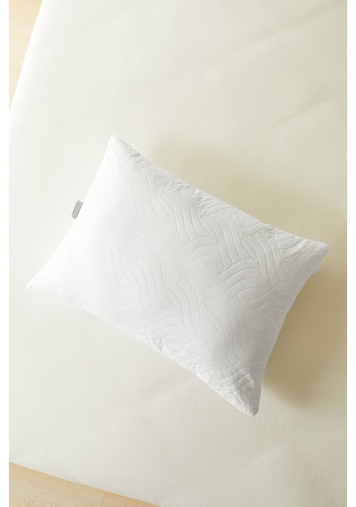 Ocean Home Textile 900 Gr Kapitoneli Silikon Yastık 50 X 70 Cm Beyaz