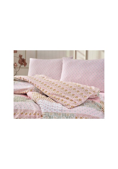 Doqu Home Boho Chic Spring Festival Upsala Nevresim Takımı Çift Kişilik - Bej