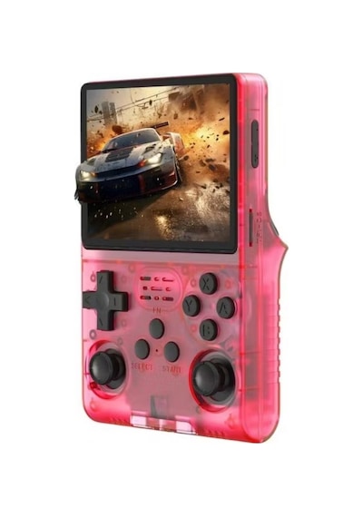 Schitec Retro Arcade R40s Pro Taşınabilir El Atari Konsolu 30.000 Oyunlu 98gb Kırmızı