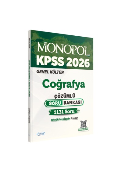 2026 Kpss Coğrafya Çözümlü Soru Bankası Monopol Yayınları