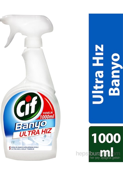 Cif Sprey Ultra Hız Banyo 1000 ML