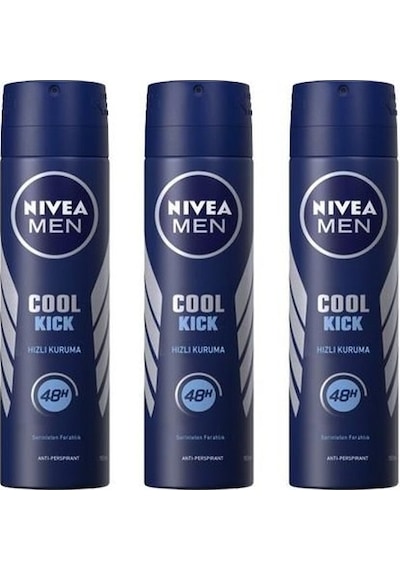 Nivea Men Deodorant Cool Kick 3 x 150 ML