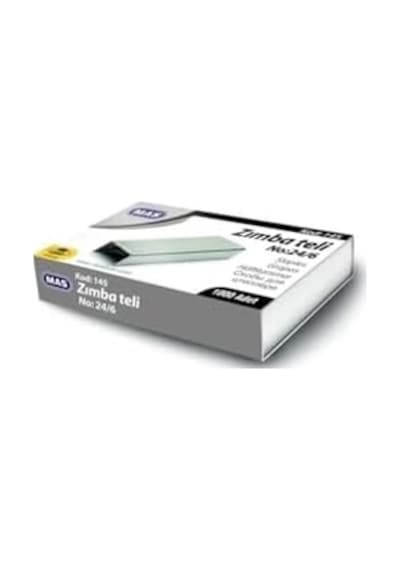 Mas Zımba Teli 24/6, Beyaz, 1000'li Kutu 8691217014502