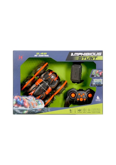 Amfibik Akrobat Kumandalı 4x4 Araba Lh-c086-3 Turuncu