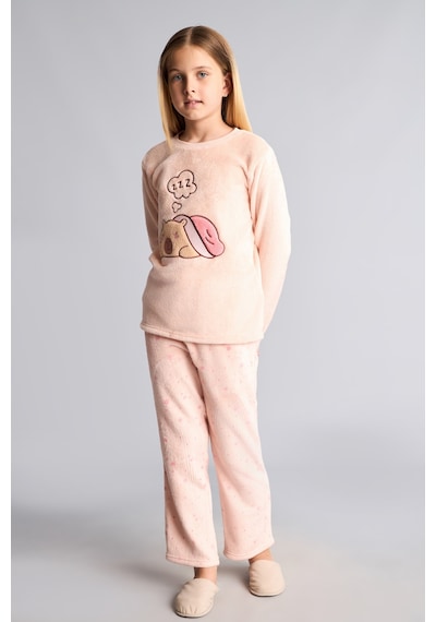 Defacto Figür Baskılı Welsoft Pelüş 2li Pijama Takımı Kız Çocuk H9519a826wnpn684 Pembe-pn684 Defacto Figür Baskılı Welsoft Pelüş 2li Pijama Takımı Kız Çocuk H9519a826wnpn684 Pembe-pn684