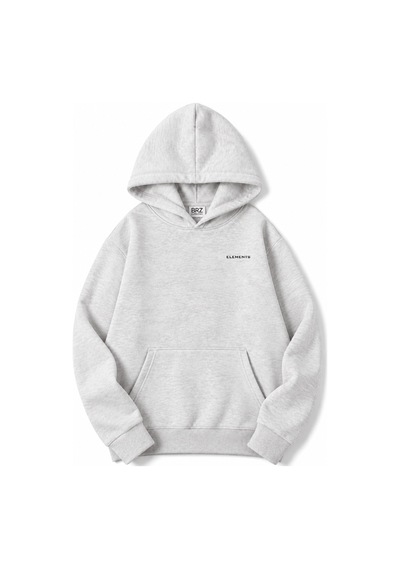 Brz Collection Unisex Oversize Açık Gri Formula One Team Petronas Amg Hoodie Açık Gri