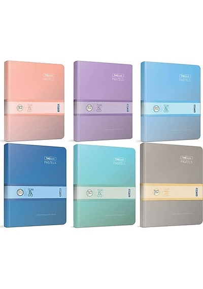 Gıpta Defter Kareli 400 20x28 Ebat Sert Kapak Kenarı Ön Kenar 4 Renk
