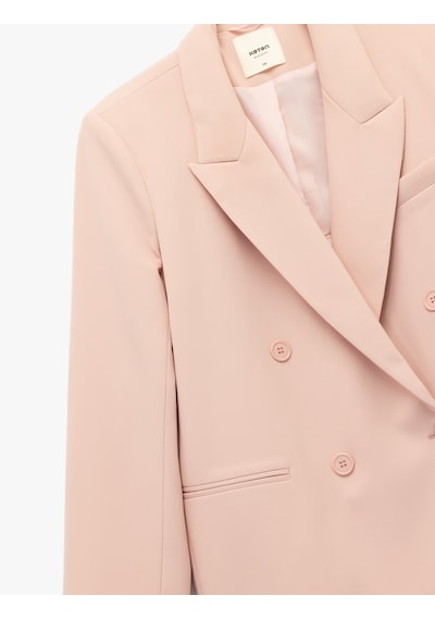 Koton Kruvaze Uzun Kollu Oversize Blazer Ceket Pembe 6wak50047uw Gül Koton Kruvaze Uzun Kollu Oversize Blazer Ceket Pembe 6wak50047uw Gül