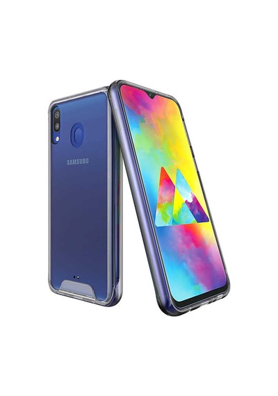 Galaxy M20 Kılıf Zore Gard Silikon Renksiz
