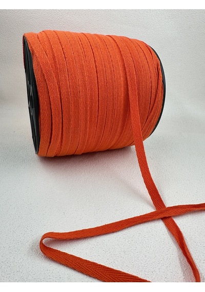 1 Cm Balıksırtı Şerit - 10 Metre - Turuncu