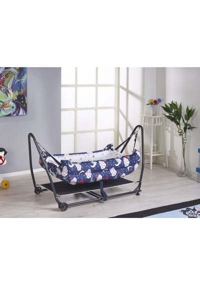 Rumiki Lüks Kolay Kurulumlu Pratik Sallanır Bebek Hamak Beşik