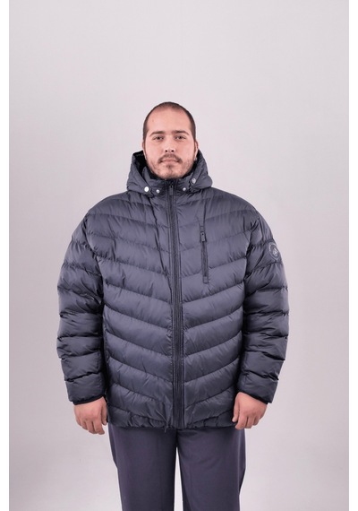 Büyük Beden Erkek 7xl-10xl Kapüşonlu Elyaf Dolgulu Astarlı Fermuarlı Kapitone Şişme Mont Annex Lacivert Büyük Beden Erkek 7xl-10xl Kapüşonlu Elyaf Dolgulu Astarlı Fermuarlı Kapitone Şişme Mont Annex Lacivert