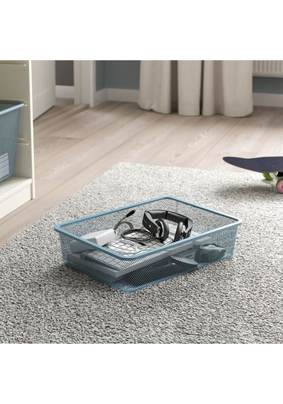 Ikea Trofast Saklama Kutusu, Gri-mavi, 42x30x10 Cm