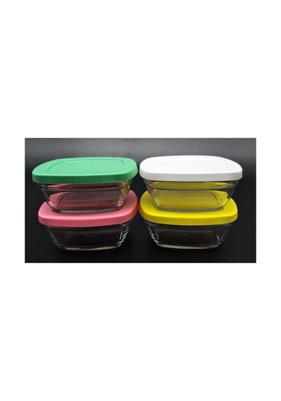 Saklama Kabı Pudding Plastik Kapak 4'lü Fma07093
