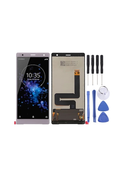Sony Xperia Xz2 İçin Yüksek Çözünürlüklü Yedek Ekran Paneli Mor