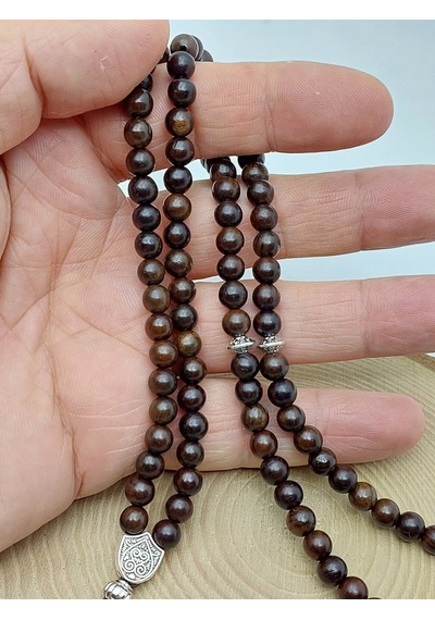 Ceviz Ağacı 99luk Tesbih 6mm 56910 Çok Renkli