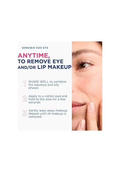 Sensibio H2o Eye Çift Fazlı Göz, Dudak, Kirpik Micellar Makyaj Temizleyici Provitamin B5 125 Ml Belirtilmemiş