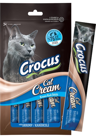 Crocus - 40 - Karidesli Krema Kedi - Csmo-tex - Ödülü 4x15gr