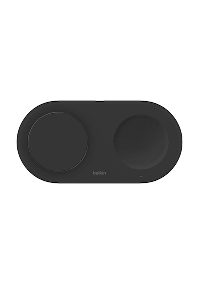Belkin Boostcharge Pro 2-in-1 Qi2 15 W Kablosuz USB-C Şarj Standı Siyah