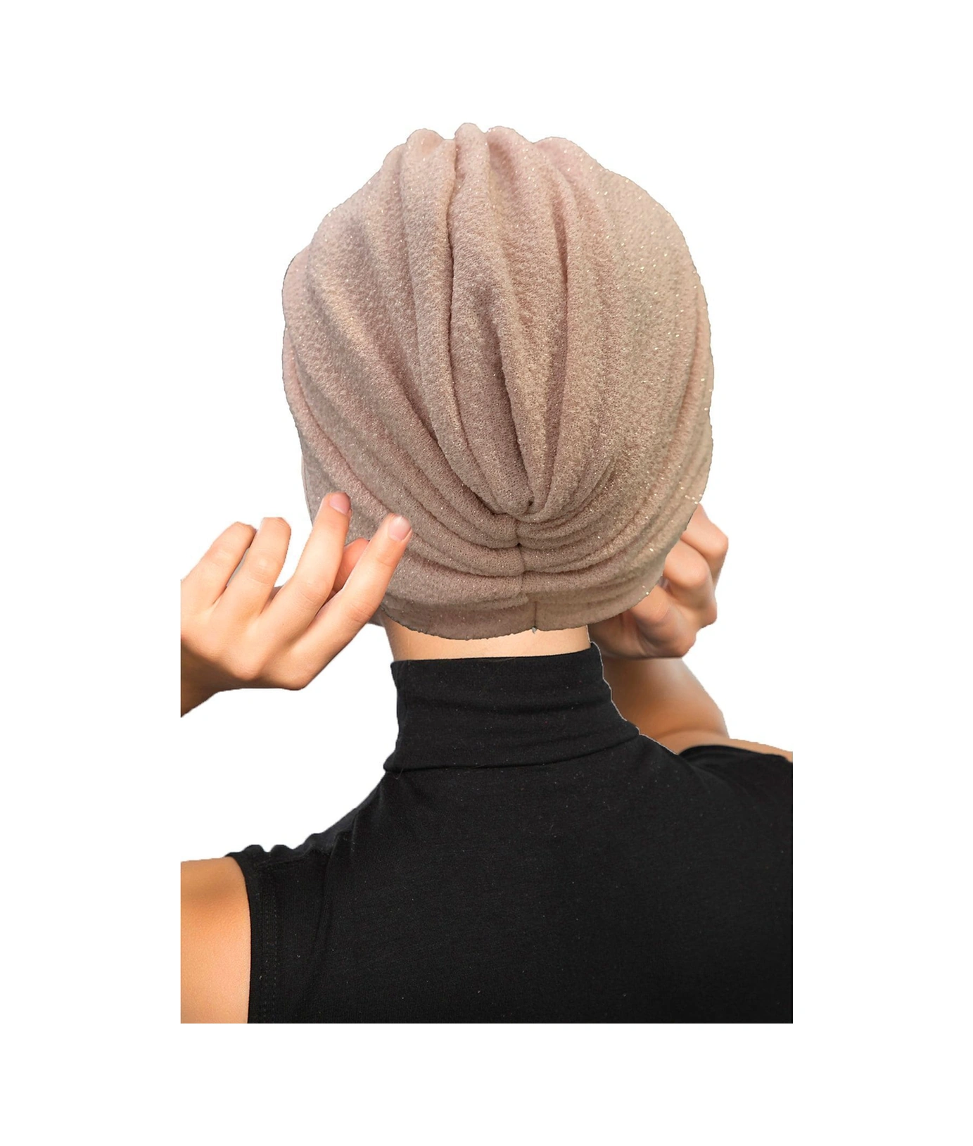Elysianfidan Çapraz Fukuro Simli Astarlı Pudra Hazır Türban Tesettür Abiye Bone Pudra Elysianfidan Çapraz Fukuro Simli Astarlı Pudra Hazır Türban Tesettür Abiye Bone Pudra