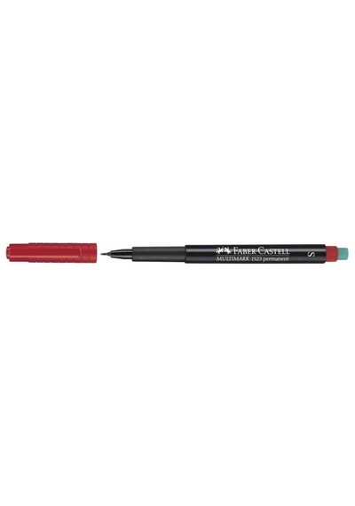 Faber-castell Kırmızı Asetat Kalemi 1 Adet Solmayan Renklerle Tepegöz İçin Uygun