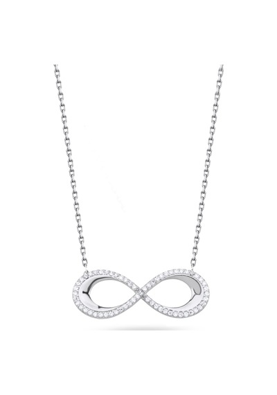Brezza Lusso Jewelry Sonsuzluk Model Gorgeous Kadın Gümüş Kolye Gümüş