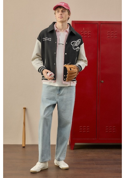 Defacto Oversıze Çıtçıtlı Bomber Ceket Mont H1575ax26aubk27 Siyah-bk27