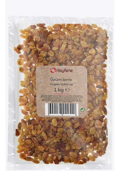 Hayfene Çekirdeksiz Sarı Kuru Üzüm 1 KG