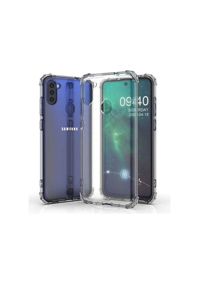 Galaxy A11 Kılıf Zore Nitro Anti Shock Silikon Renksiz