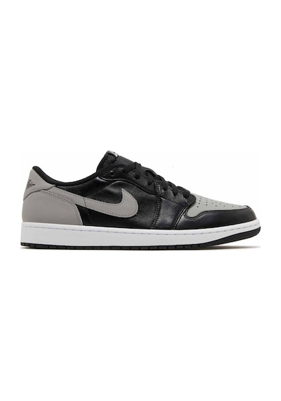 Nike Air Jordan 1 Retro Low Og Leather Unisex Sneaker Hakiki Deri Unisex Günlük Spor Ayakkabı Siyah Siyah