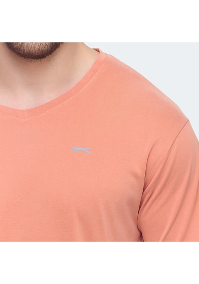 Slazenger KRAKKER Erkek V Yaka Somon Tişört