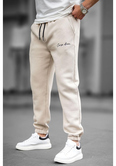 Madmext Bej Basic Eşofman 6521-bej Bej