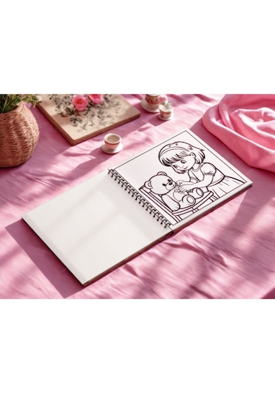 Girls Moments Bold And Easy 20 X 20 Cm Büyük Boyama Kitabı