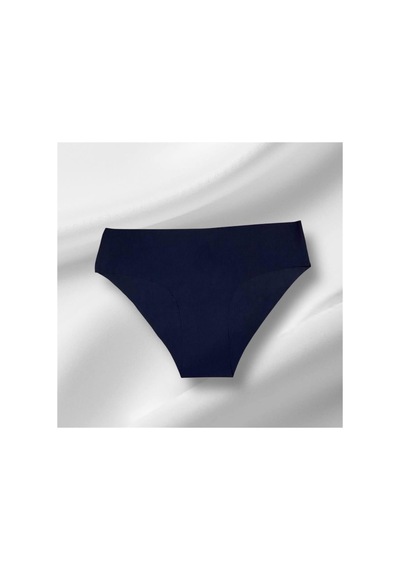Kadın 3'lü Dikişsiz Lazer Kesim Iz Yapmaz Likralı Bikini Slip Külot Açık Beyaz