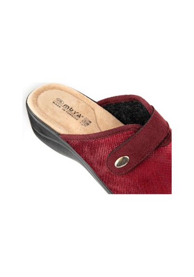 Muya Nipui 36907 Anatomik Kadın Terlik Bordo Bordo
