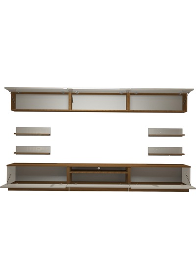 Decoraktiv Trendstyle 8y Mdf Tv Ünitesi Tv Sehpası Ceviz - Beyaz