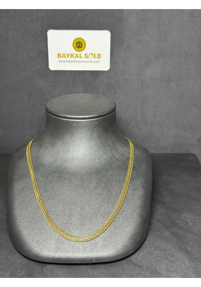 Baykal Kuyumculuk 14 Ayar V Desen Zincir Kolye 8.15 Gr.