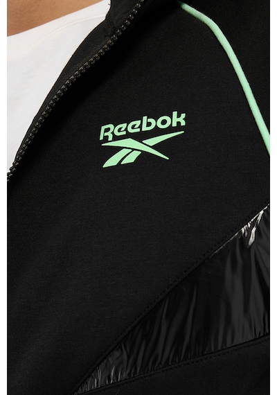 Reebok Zıp Hoody - Mıx Siyah Erkek Eşofman Üstü 000000000102237941 Siyah