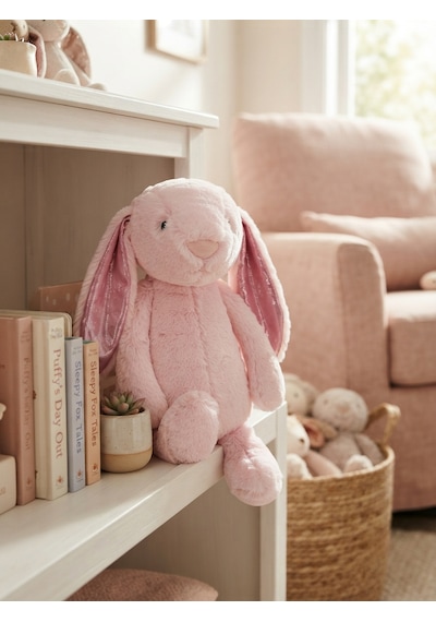 Peluş İlk Arkadaşım Tavşan 60 Cm Pembe