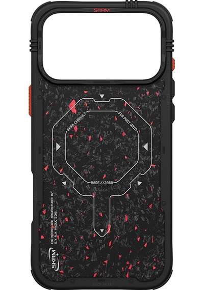 Apple Uyumlu iPhone 17 Pro Max Kılıf M-safe Şarj Özellikli Airbag Tasarımlı Skinarma Vektor Kapak Siyah Siyah