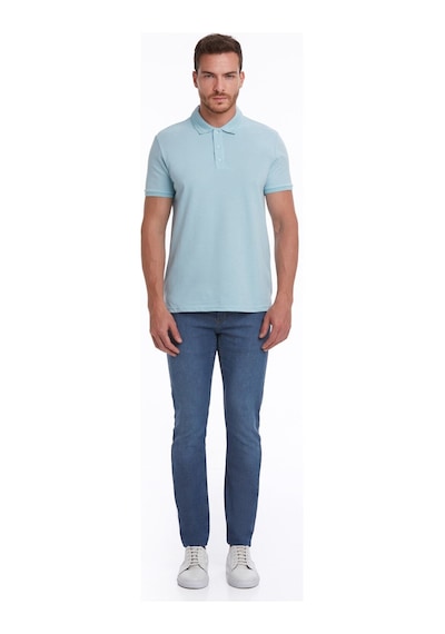 Hatemoğlu Regular Fit Pamuk Polo Yaka Erkek Tişört Açık Mavi Hatemoğlu Regular Fit Pamuk Polo Yaka Erkek Tişört Açık Mavi