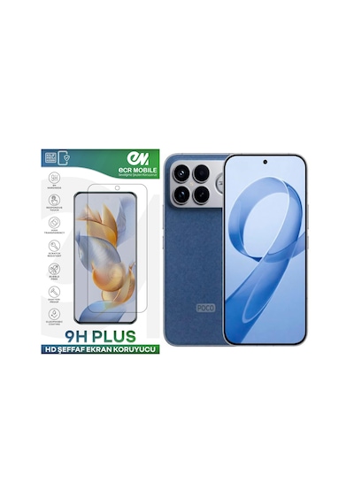 Poco F8 Ultra İle Uyumlu Hd Şeffaf 9h Nano Ekran Koruyucu