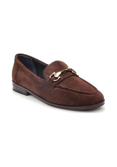 Papuçcity Fncy 03448 Kadın Günlük Loafer Ayakkabı Kahve