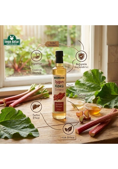 Tabib Lokman Işkın Kökü Sirkesi - Doğal Fermentasyon 500 Ml