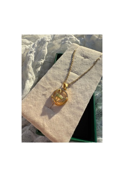Leaf Harmony Pendant Altın