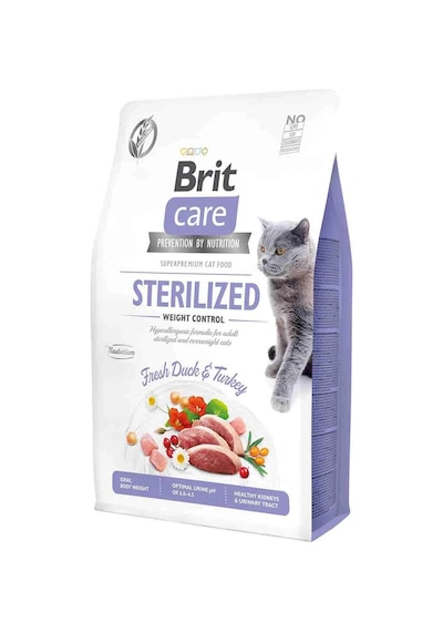 Brit Care Ördekli Kilo Kontrollü Kısırlaştırılmış Yetişkin Kedi Maması 7 Kg