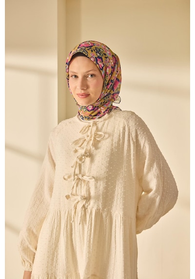 Silk Home Soft Eşarp 73090-23 Koyu Mor, Pembe, Yanık Sarı, Yeşil, Bebe Mavi