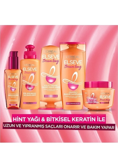 Elseve Saç Serum Ve Yağı L'oréal Paris Dream Long Mükemmel Düz Pürüzsüzleştirici Serum 835qseri